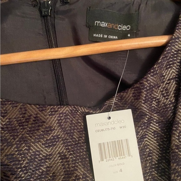 Bronze/gold cocktail dress - Picture 4 of 4